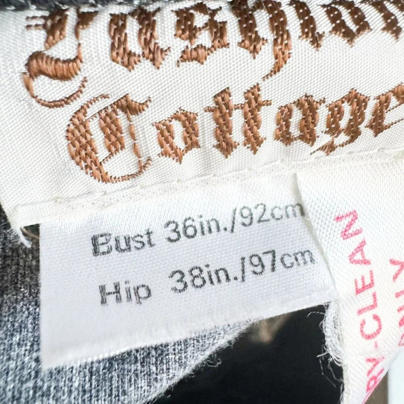 Vintage Velvet Floral A-Line Maxi Skirt M - Picture 5 of 6